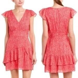 Parker Floral Ruffle Mini Dress – Size Small